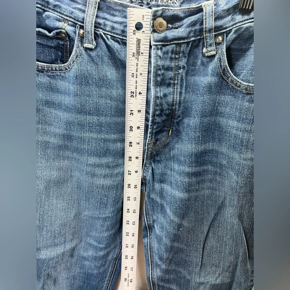 American Eagle Vintage Hi-Rise Jeans Womens 8 Blue Denim Faded 90s Y2K 2195 - Picture 5 of 9